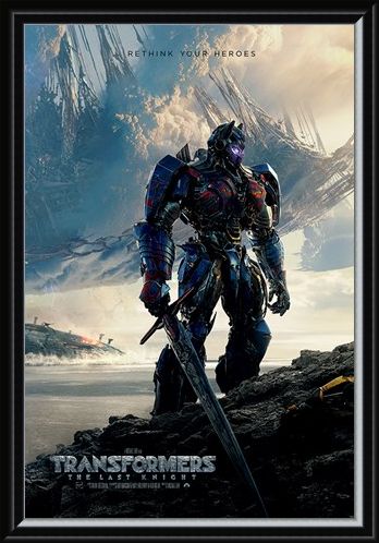 Framed Framed Rethink Your Heroes - Transformers The Last Knight