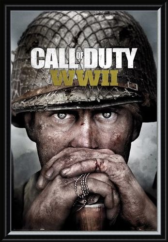 Framed Framed Stronghold WWII Key Art - Call Of Duty