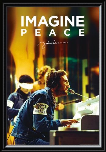 Framed Framed People For Peace - John Lennon