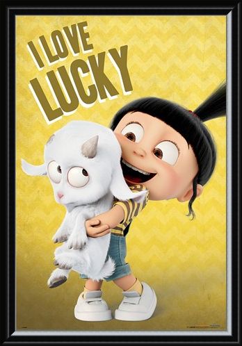 Framed Framed I Love Lucky - Despicable Me 3