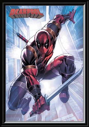 Framed Framed Action Pose - Deadpool