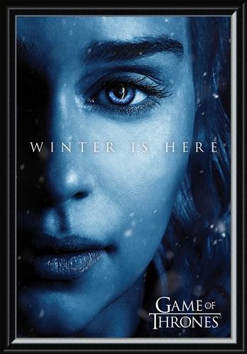 Framed Framed Winter is Here - Daenerys - Game Of Thrones