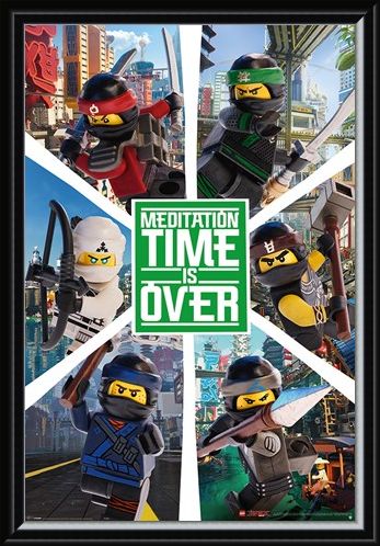Framed Framed LEGO® Ninjago Movie Six Ninjas - LEGO® Ninjago Movie