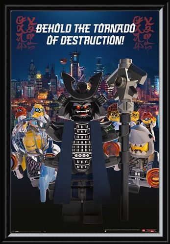 Framed Framed Garmadon Destruction - LEGO® Ninjago Movie