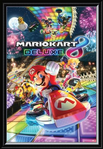 Framed Framed Intergalactic Disco - Mario Kart 8 Deluxe