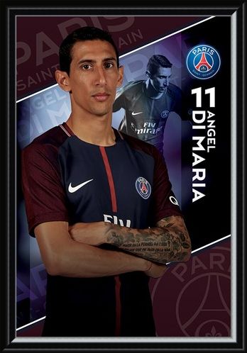 Framed Framed Di Maria 17/18 - PSG