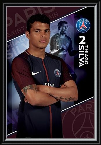 Framed Framed Silva 17/18 - PSG