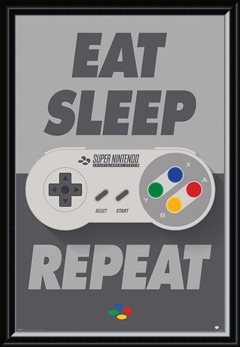 Framed Framed SNES Controller - Nintendo