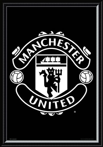 Framed Framed Crest 17-18 - Manchester United