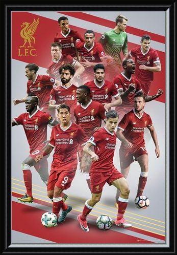 Framed Framed Players 17-18 - Liverpool FC