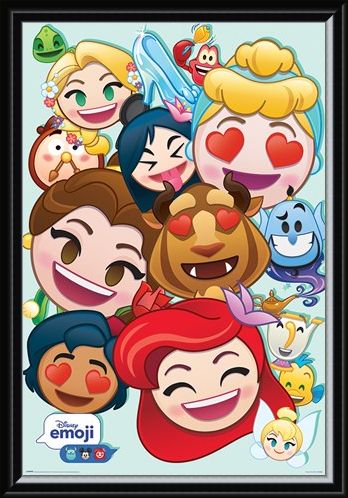 Framed Framed Emoji Princess - Disney