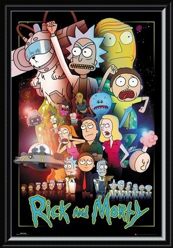 Framed Framed Rick and Morty - Wars