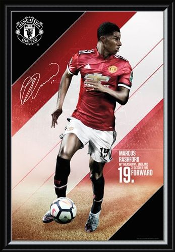 Framed Framed Rashford 17-18 - Manchester United