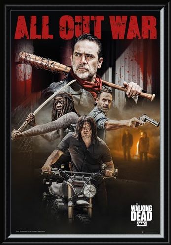 Framed Framed Season 8 Collage - The Walking Dead