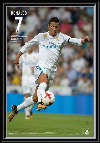Framed Framed Ronaldo 17/18 - Real Madrid