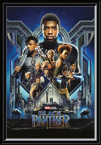Framed Framed One Sheet - Black Panther