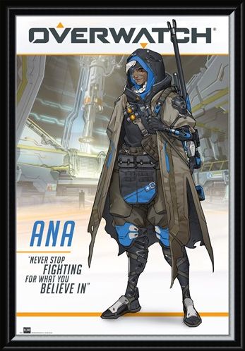 Framed Framed Ana The World's Most Elite Sniper - Overwatch