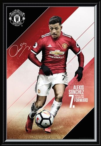 Framed Framed Sanchez 17-18 - Manchester United