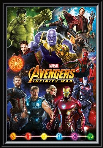 Framed Framed Infinity War Character Montage - Avengers