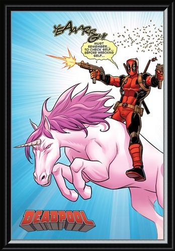 Framed Framed Unicorn - Deadpool