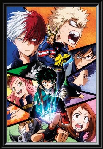 Framed Framed Character Burst - My Hero Academia