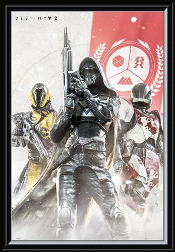 Framed Framed Hunter, Warlock and Titan - Destiny 2