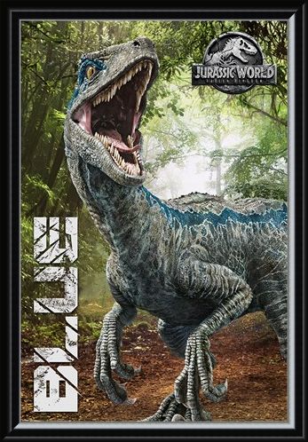Framed Framed Fallen Kingdom- Blue - Jurassic World