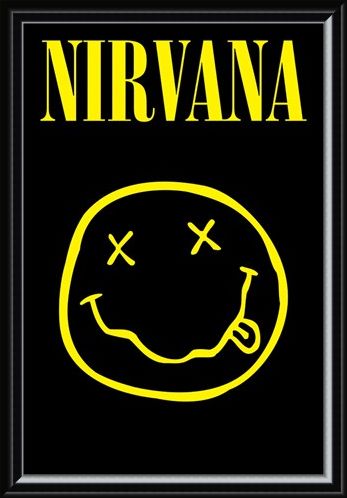 Framed Framed Smiley - Nirvana