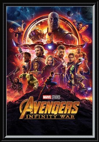 Framed Framed Infinity War One Sheet - Avengers