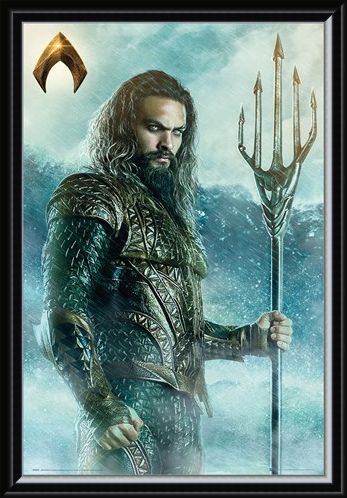 Framed Framed Aquaman Trident - Justice League