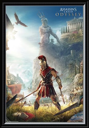 Framed Framed Odyssey Keyart - Assassins Creed