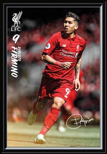 Framed Framed Firmino 18/19 - Liverpool FC