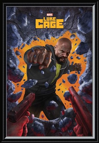 Framed Framed Wall Break - Luke Cage