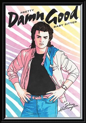 Framed Framed Damn Good Babysitter - Stranger Things
