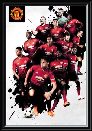 Framed Framed Players 18-19 - Manchester United