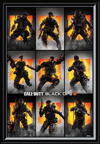 Framed Framed Black Ops 4 Characters - Call Of Duty