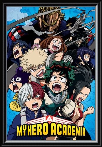 Framed Framed Cobalt Blast Group - My Hero Academia