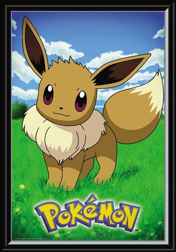 Framed Framed Eevee - Pokemon