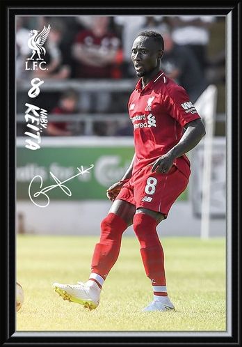 Framed Framed Keita 18-19 - Liverpool