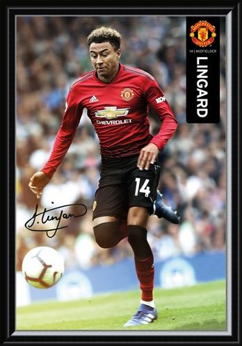 Framed Framed Lingard 18-19 - Manchester United