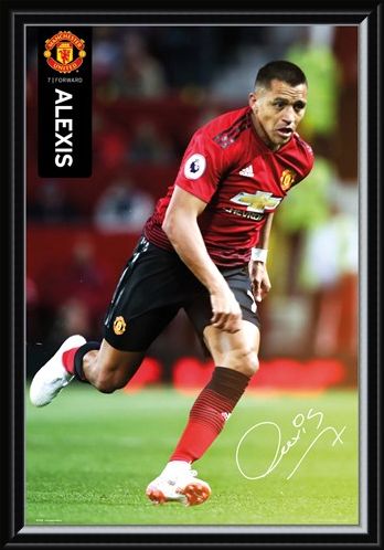 Framed Framed Alexis 18-19 - Manchester United