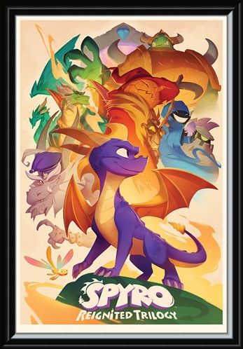 Framed Framed Reignited Trilogy - Spyro The Dragon