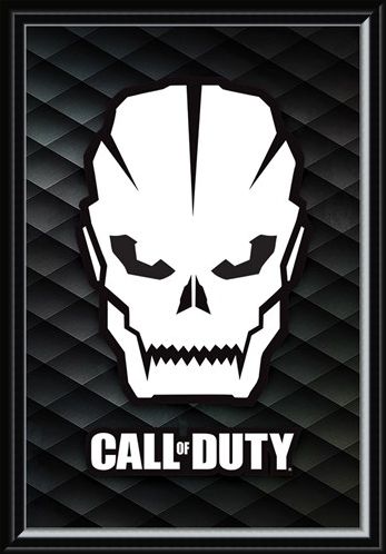 Framed Framed Skull - Call Of Duty
