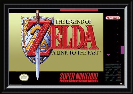 Framed Framed A Link To The Past - The Legend Of Zelda