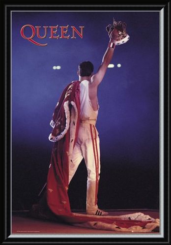 Framed Framed Freddie Mercury Crown - Queen