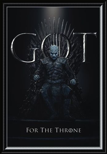 Framed Framed The Night King For The Throne - Game Of Thrones