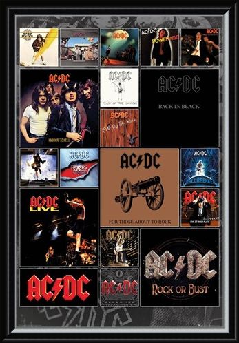 Framed Framed Covers - AC/DC