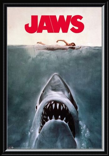 Framed Framed Jaws - Steven Spielberg