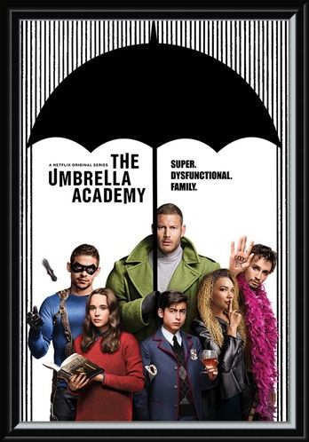 Framed Framed Super Dysfunctional Family - The Umbrella Academy