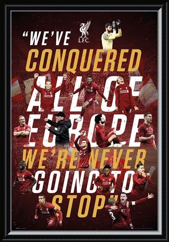 Framed Framed Europe 2019 - Liverpool FC